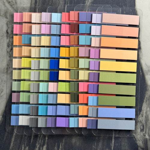 Marcadores Transparentes de Estudio.